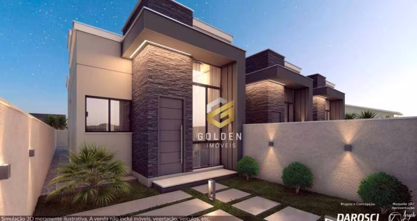 Casa com 2 dormitórios à venda, 54 m² por R$ 449.000,00 - Joaia Loteamento Flora e Flora - Tijucas/SC