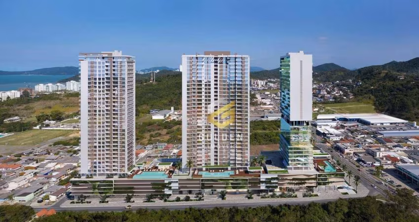 Apartamento com 3 dormitórios à venda, 121 m² por R$ 2.909.555,07 - Bairro Praia Brava - Itajaí/SC