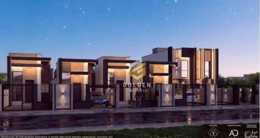 Casa com 2 dormitórios à venda, 60 m² por R$ 409.900,00 - Dom Geraldo - Tijucas/SC
