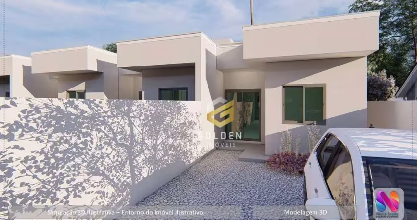 Casa com 2 dormitórios à venda, 60 m² por r$ 280.000,00 - nova descoberta - tijucas/sc
