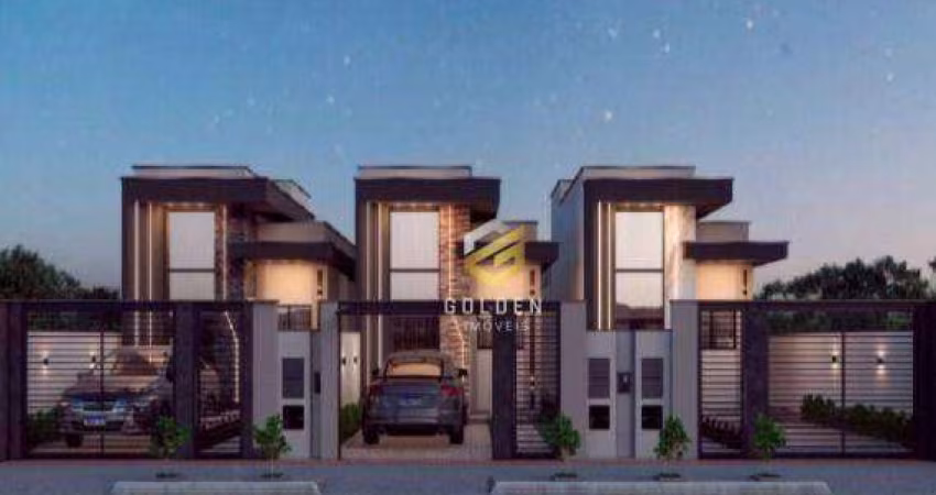 Casa com 3 dormitórios à venda, 73 m² por R$ 600.000,00 - Universitário - Tijucas/SC