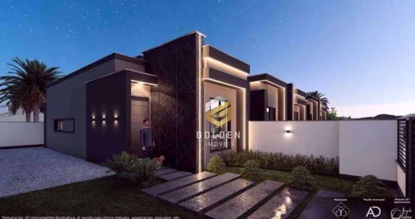 Casa com 2 dormitórios à venda, 58 m² por r$ 459.900,00 - dom geraldo - tijucas/sc