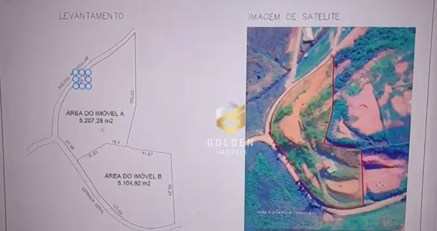 Chácara com 2 dormitórios à venda, 5104 m² por r$ 420.000,00 - área rural no moura  - canelinha/sc