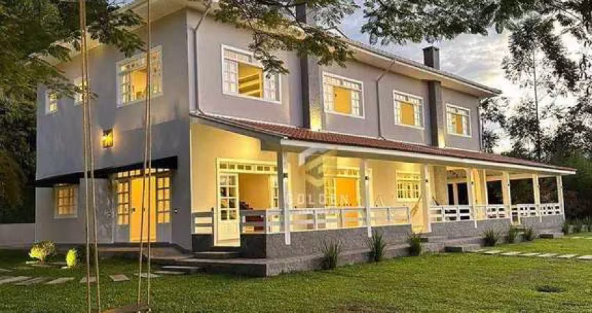 Casa com 5 dormitórios à venda, 520 m² por r$ 7.500.000,00 - centro - nova trento/sc
