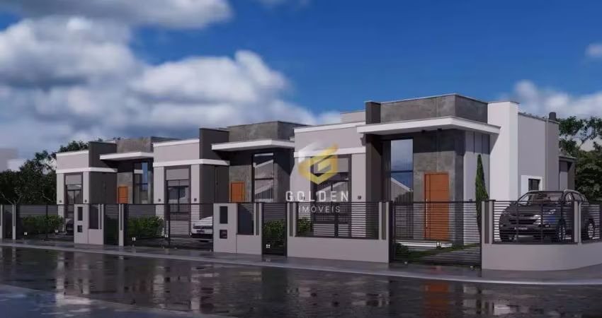 Casa com 2 dormitórios à venda, 55 m² por r$ 428.000,00 - mata atlântica - tijucas/sc