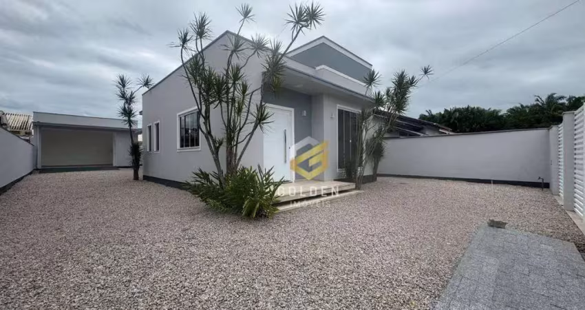 Casa com 3 dormitórios sendo um suíte à venda, 135 m² por r$ 990.000 - mata atlântica - tijucas/sc
