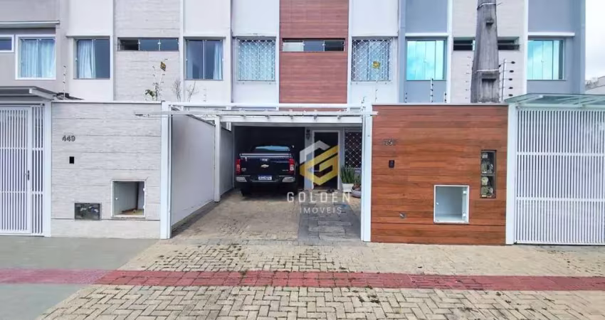 Lindo sobrado com 3 dormitórios sendo 1 suíte e 2 vagas de garagem à venda, 128 m² por r$ 900.000 - nova esperança - balneário camboriú/sc
