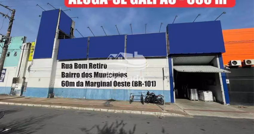 Galpão para locação 550m  municipios, balneario camboriu - sc