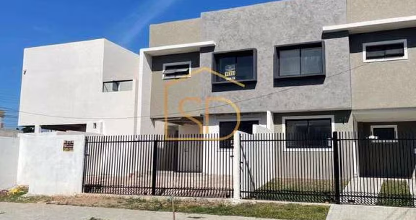 Sobrado Novo - Ultima Unidade com 3 quartos 1 suíte, à venda em São José dos Pinhais, Cruzeiro