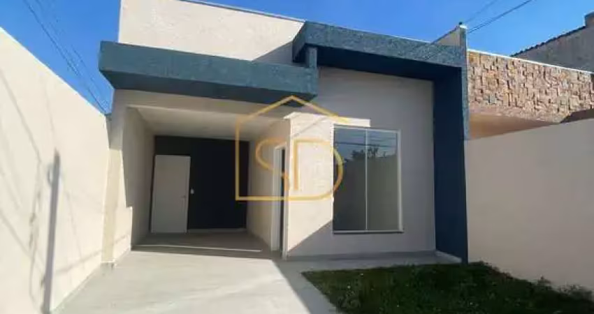 Oportunidade casa nova à venda com 3 quartos 1 suite , 111m² com edicula e churrasqueira em são josé dos pinhais, cidade jardim.