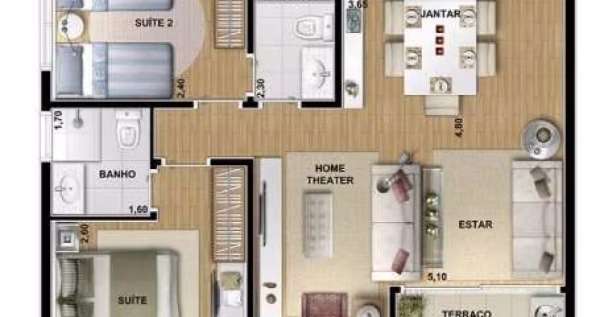 Apartamento com 2 quartos à venda na Rua Nelson Gama de Oliveira, 1361, Vila Andrade, São Paulo