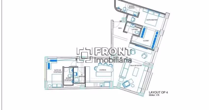 Apartamento com 2 quartos à venda na Rua Basílio da Gama, 177, República, São Paulo
