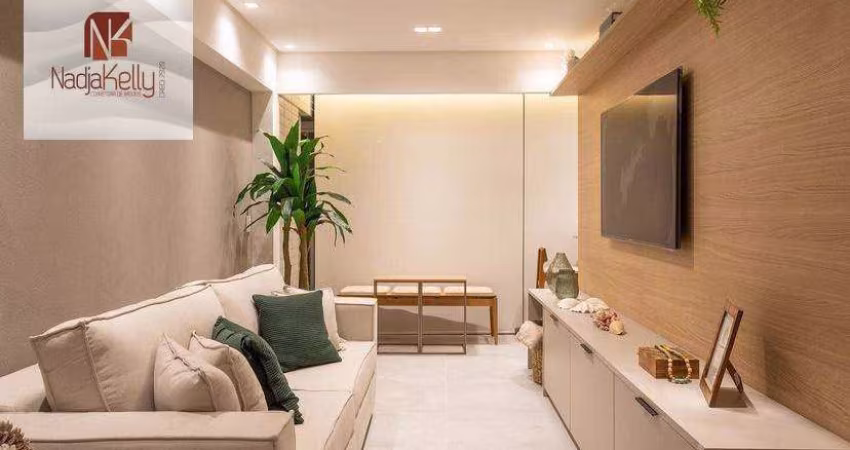 Apartamento com 3 dormitórios à venda, 84 m² por R$ 754.073,25 - Camboinha - Cabedelo/PB