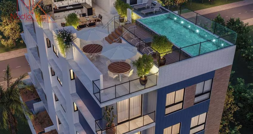 Apartamentos de 48m² com 2 quartos a 50m. da praia a venda por R$ 470.499 - Intermares - Cabedelo/PB