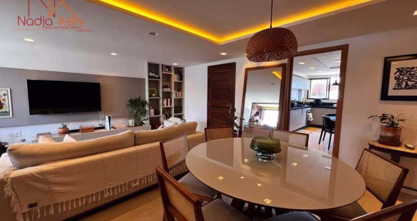 Apartamento MOBILADO E PÉ NA AREIA de 92m² com 2 quartos à venda por R$ 1.500.000 - Bessa - João Pessoa/PB