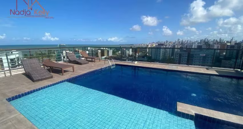 Apartamento com 2 dormitórios para alugar, 65 m² por r$ 4.100,00/mês - jardim oceania - joão pessoa/pb