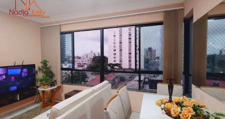 Apartamento de 55m² com 2 quartos a 450m. pra praia a venda por r$ 450.000 - tambaú - joão pessoa/pb