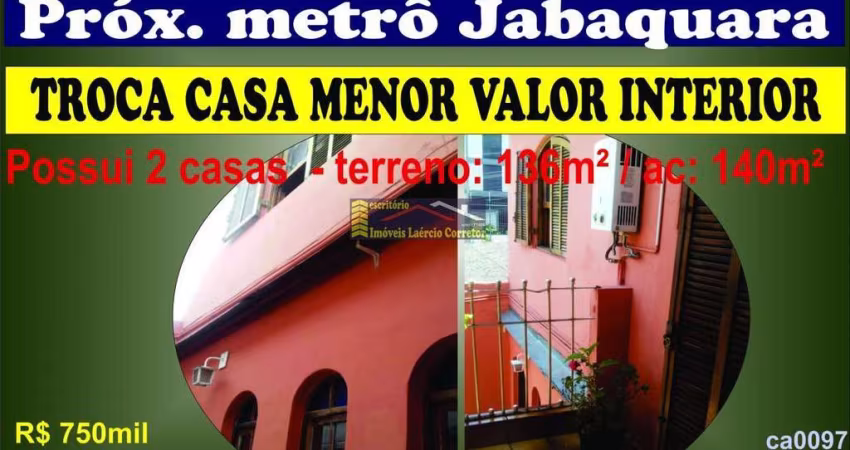 Casa para Venda em São Paulo, Vila do Encontro, 3 dormitórios, 3 banheiros, 2 vagas