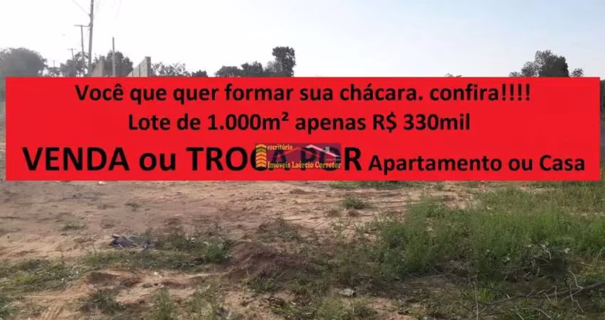 Terreno venda em campinas com 1.000m² de área parque aeroporto - r$ 430.000,00 estuda permutas