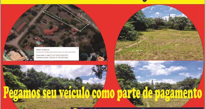 Terreno Venda em Valinhos, Parque Valinhos, 2.460m², Excelente R$ 350.000,00 Aceita Seu Veículo, Financiamento Bancário