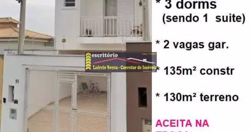 Casa venda em campinas sp, jambeiro, 3 dorms (1suite), 2 vagas, r$ 590.000,00  aceita na troca apartamento até r$ 210mil