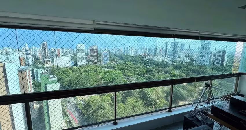 Extraordinário apartamento no parque da jaqueira com porteira fechada