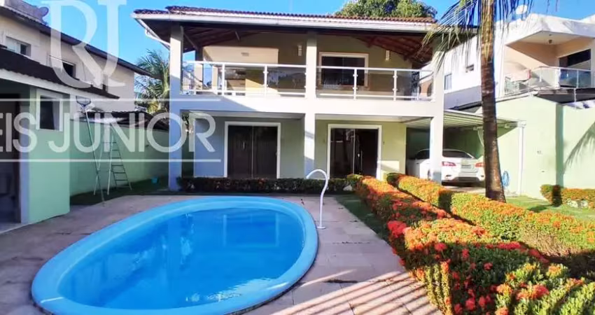 Venda casa de luxo condomínio lauro de freitas-ba - 4 quartos, 4 suítes, 3 salas, 5 banheiros, 3 vagas, 311,21m² área construída 430m² terreno.