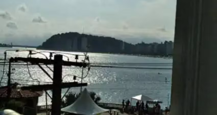 Dois dormitórios, frente à praia são vicente, elevador, melh