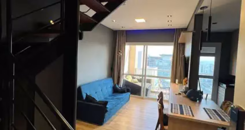 Um dormitório duplex mobiliado com lazer completo. prédio re