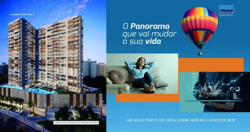 Lançamento inovador em Santos. Dois e três dormitórios