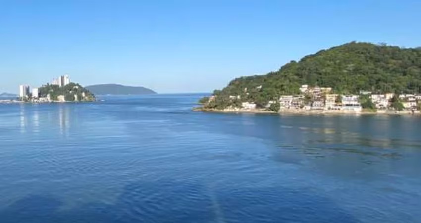 Um dormitório mobiliado, reformado. Frente mar. São Vicente.