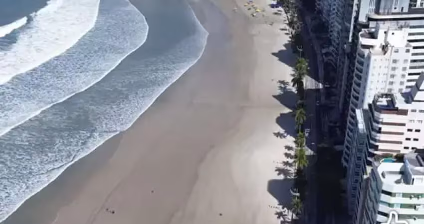 3 dormitórios. frente ao mar, guarujá andar alto. mobiliado