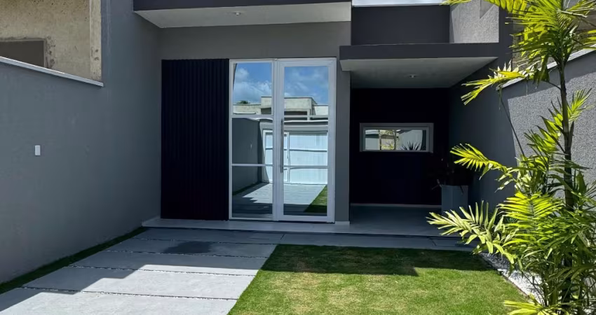 Casa plana em rua privativa no Eusébio