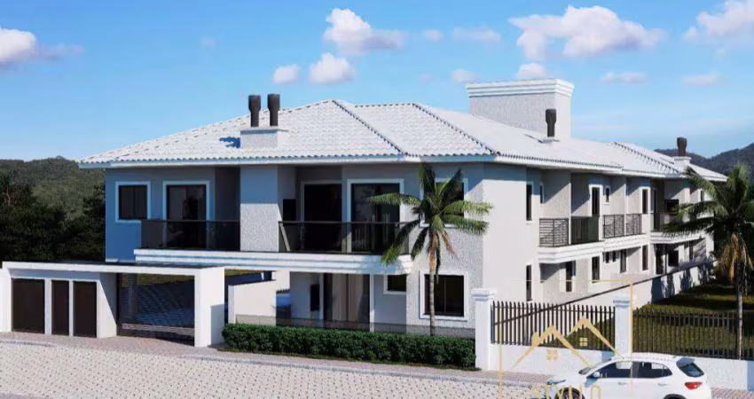 Apartamento com 3 dormitórios a venda, 79,80 m² praia da pinheira palhoça