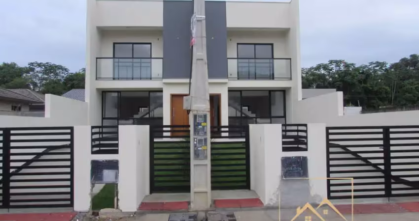 Excelente sobrado localizado no loteamento lisboa 3 forquilhas / são josé