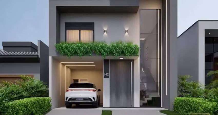 Excelente casa com 3 dormitórios a venda,144,03 m² condomínio blue  biguaçu