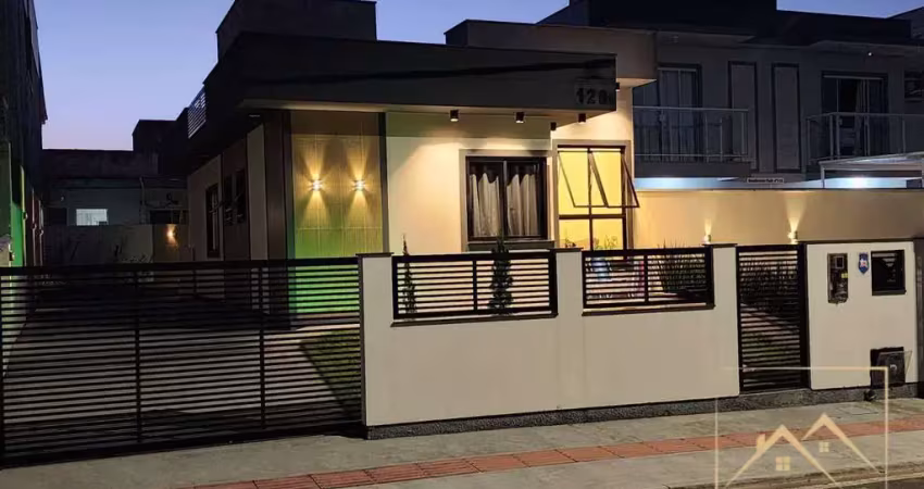 Casa com 3 dormitórios a venda, 76 m² por r$ 620.000,00 vale verde palhoça