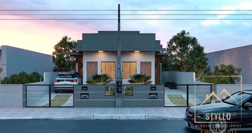 Casa com 2 dormitórios a venda, 48,06 m² por r$ 350.000,00 - forquilhas