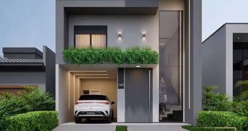 Excelente casa com 3 dormitórios a venda, 144,03m² condomínio blue  biguaçu