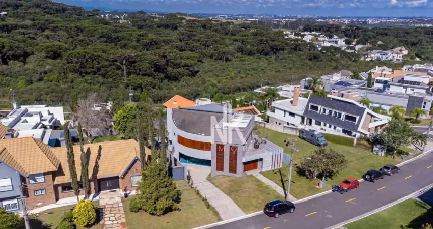Casa com 4 dormitórios à venda, 500 m² por r$ 3.900.000,00 - alphaville graciosa - pinhais/pr