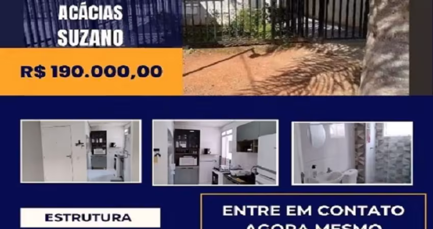 Lindo apartamento de 2 dormitórios com vaga de garagem no condomínio jardim das acácias, suzano