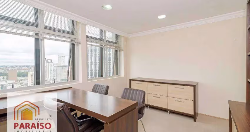Conjunto para alugar, 55 m² no centro  de curitiba/pr