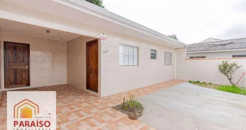 Casa com 3 dormitórios para alugar, 80 m² - uberaba - curitiba/pr