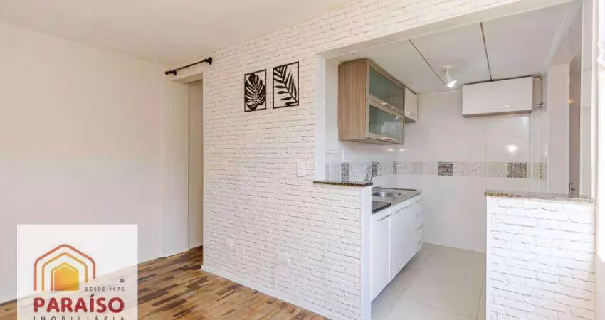 Apartamento com 2 dormitórios à venda, 40 m² por r$ 185.000,00 - barreirinha - curitiba/pr