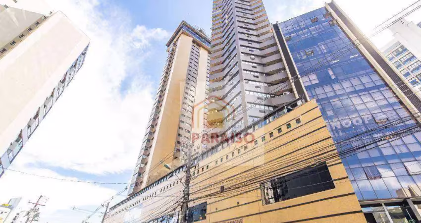 Sala para alugar, 58 m² no  champagnat - curitiba/pr