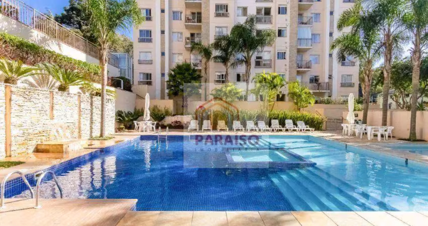 Apartamento com 3 dormitórios para alugar, 73 m² no  santa quitéria - curitiba/pr