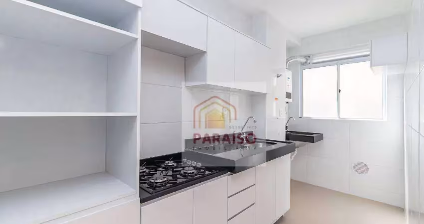 Apartamento com 2 dormitórios para alugar, 44 m² - novo mundo - curitiba/pr