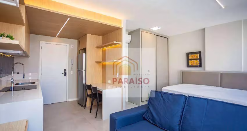 Studio com 1 dormitório para alugar, 21 m² no centro - curitiba/pr