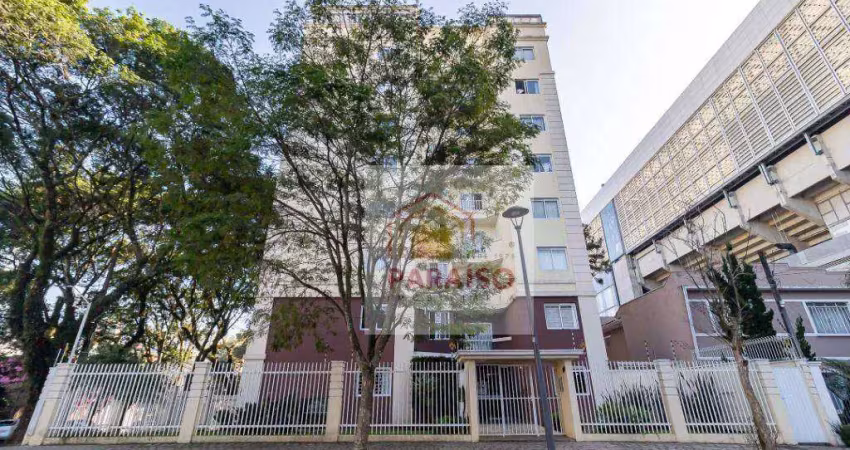 Apartamento com 3 dormitórios para alugar, 91 m² no  agua verde - curitiba/pr