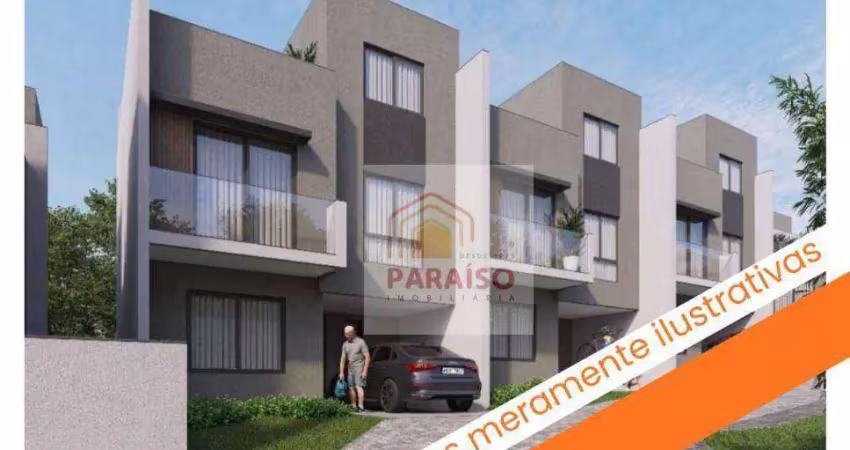 Sobrado com 3 dormitórios para alugar, 116 m²- bairro alto - curitiba/pr